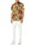 GoodThreads Men's Regular Fit Short Sleeve Printed Poplin Shirt